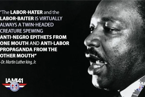 MLK on unions