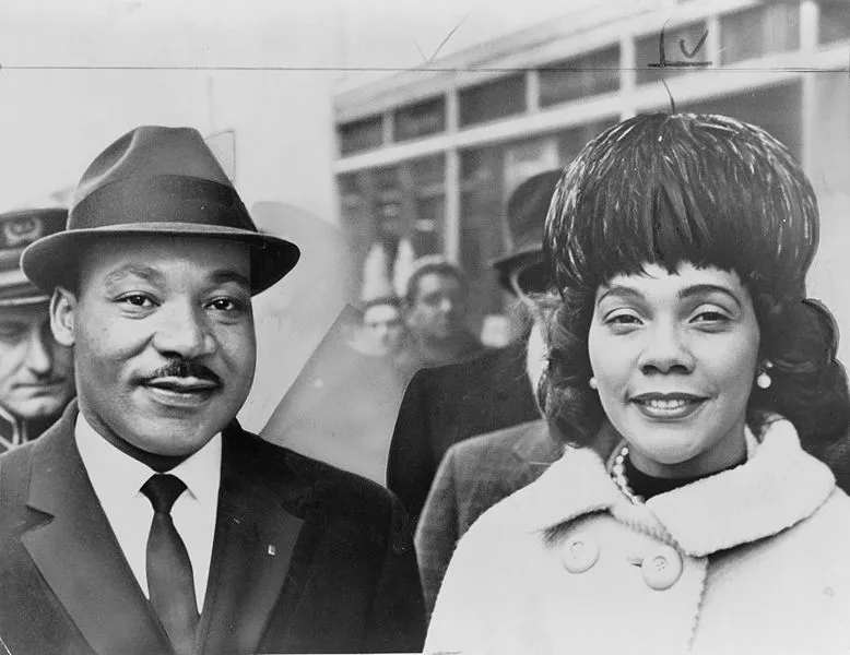 Martin Luther King and Coretta Scott King from Wikipedia (Library of Congress photo)