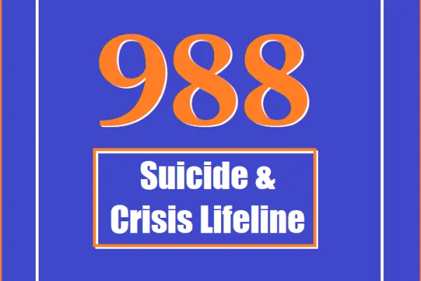 Suicide and Crisis Lifeline logo 