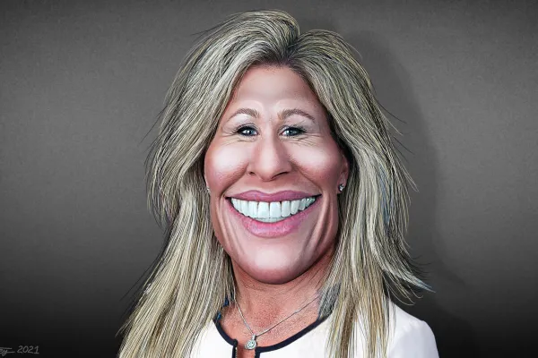 Marjorie Taylor Greene by DONKEYHOTEY