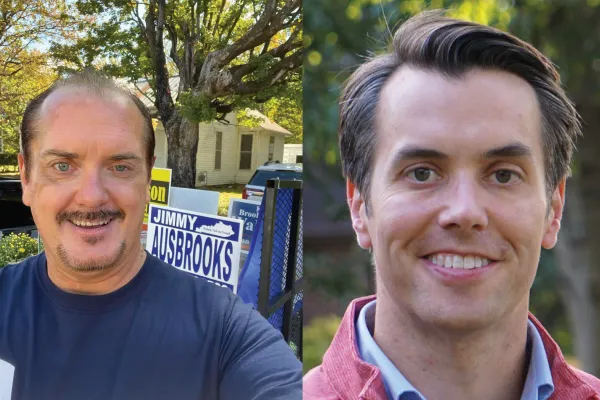 From left, Jimmy Ausbrooks, Morgan McGarvey