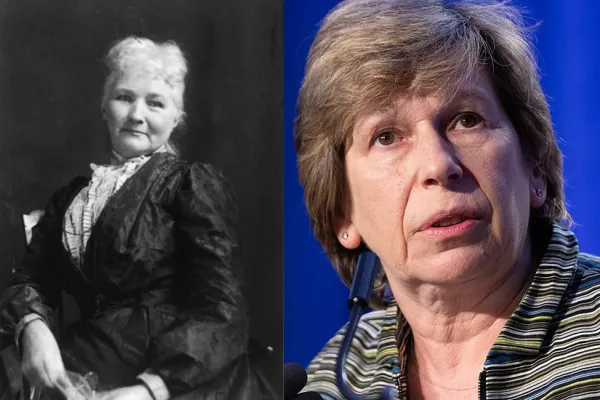 From left, "Mother" Jones, Randi Weingarten