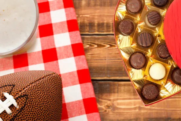 Football and chocolate