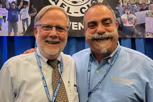 Bill Londrigan and Don Slaiman Photo by BERRY CRAIG