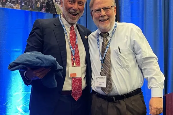 Alabama AFL-CIO President Bill Riley and Kentucky AFL-CIO President Bill Londrigan. Photo by BERRY CRAIG