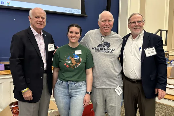 From left, Steve Barger, Ashley Buzzanca, Berry Craig and Bill Londrigan. As