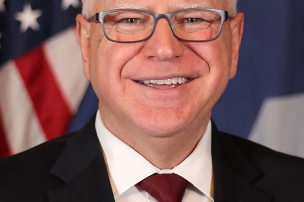 Tim Walz official gubernatorial photo