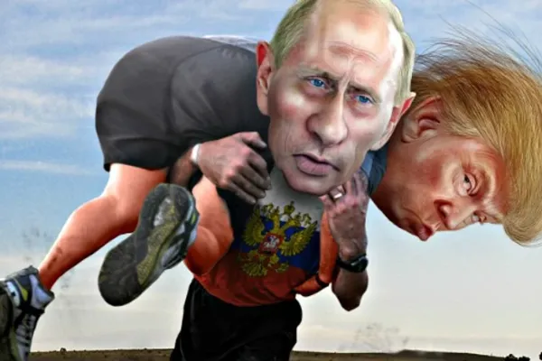 Donald Trump and Vladimir Putin by DONKEYHOTEY