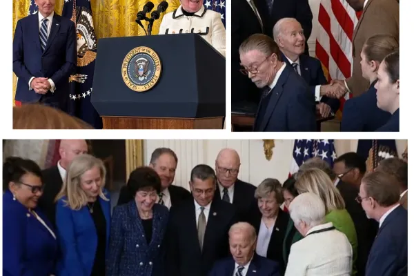 Bette Marafino,  President of the Connecticut Alliance and Co-Chair of the National WEP/GPO Repeal Task Force, introduced President Biden before he signed the Social Security Fairness Act, H.R. 82, into law during a special ceremony at the White House on Sunday.