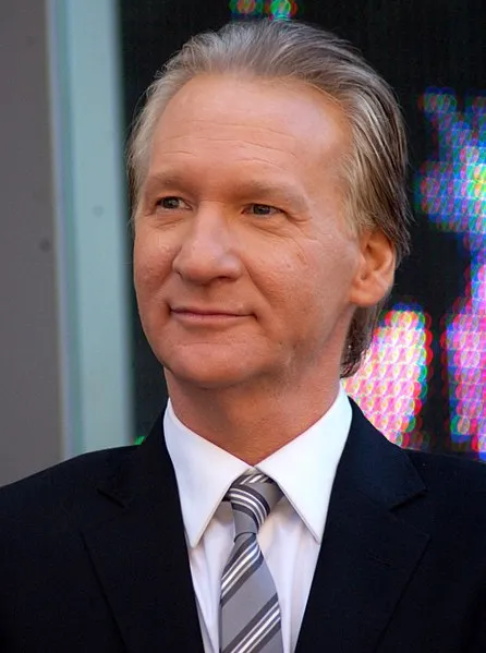 Bill Maher Angela George at https://www.flickr.com/photos/sharongraphics/