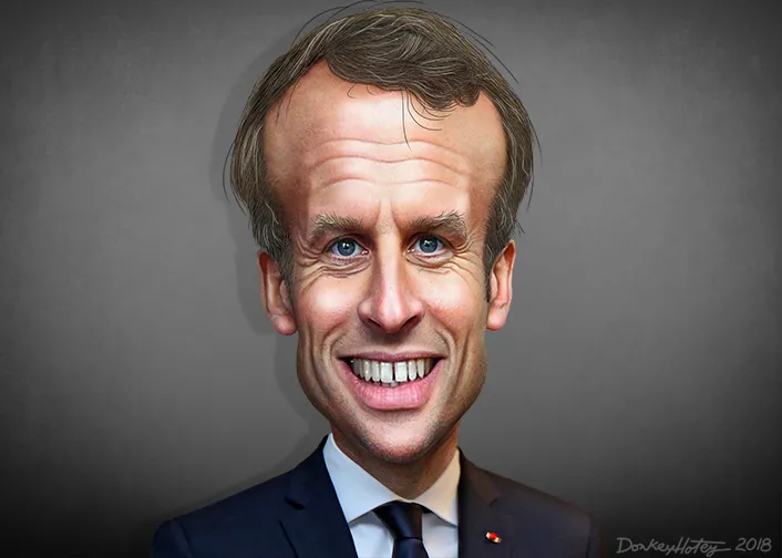Emmanuel Macron by DONKEYHOTEY 
