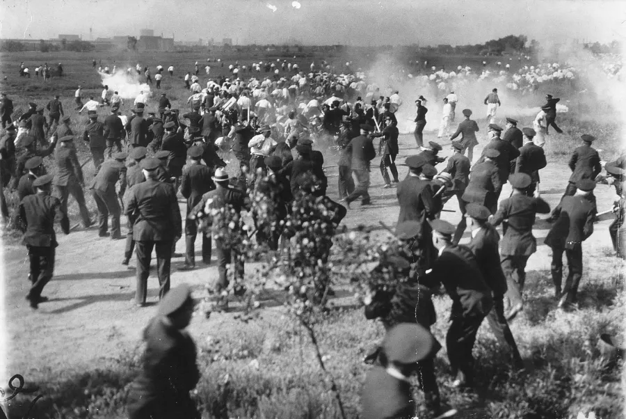 National Archives and Records Administration photograph titled "The Chicago Memorial Day Incident." 