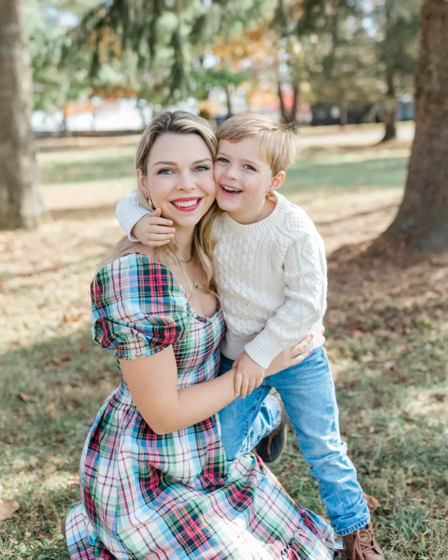 Erin Marshall and her son, Teddy