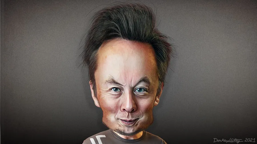Elon Musk by DONKEYHOTEY from Wikipedia
